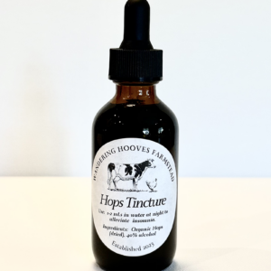 hops tincture bottle